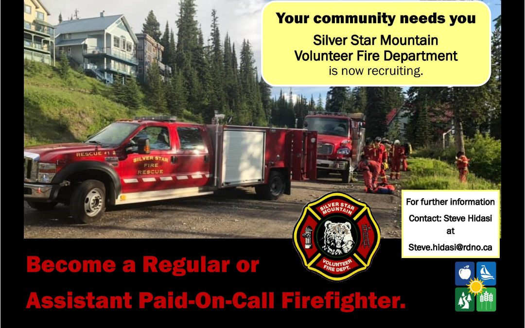 Silver Star Fire Department is Recruiting!
